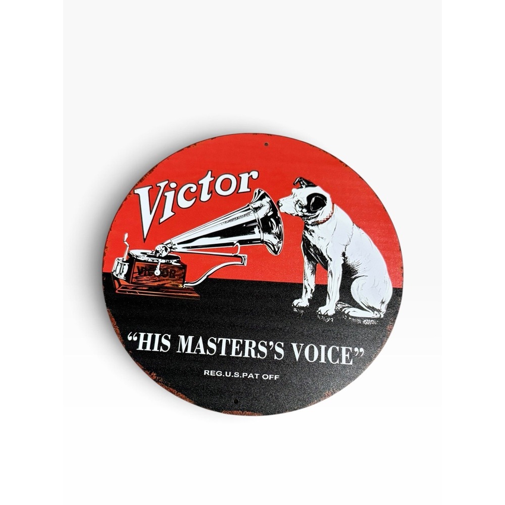 New Novelty Collectible Metal Sign victor records